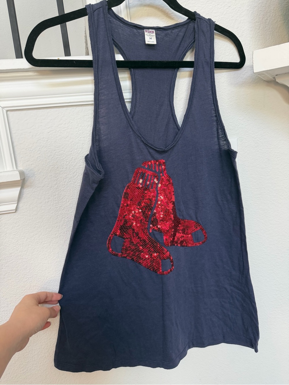 Vintage PINK Victoria's Secret Boston Red Sox Racerback Tank